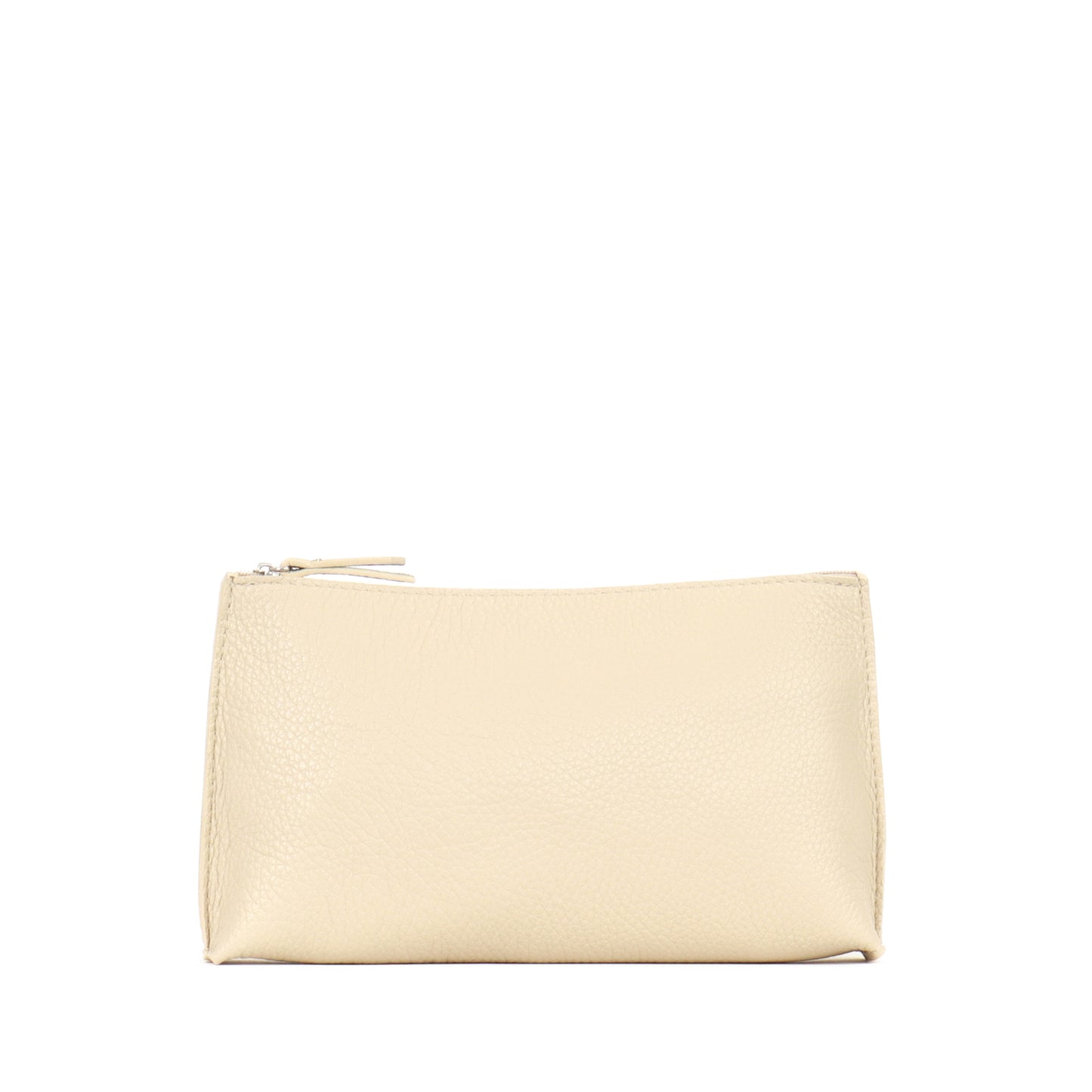 ESSENTIAL POUCH EGGSHELL PEBBLED CALF