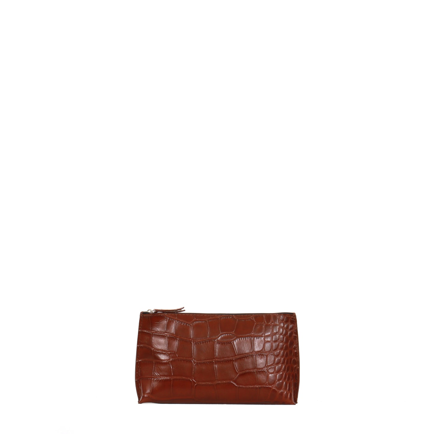 ESSENTIAL POUCH HICKORY EMBOSSED GATOR