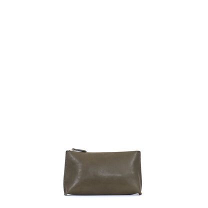 ESSENTIAL POUCH KHAKI ITALIAN LAMB