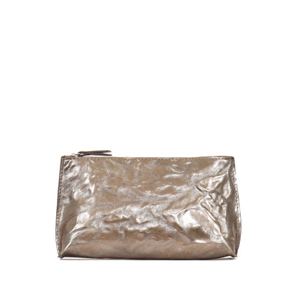 ESSENTIAL POUCH LIQUID METAL SHEEPSKIN