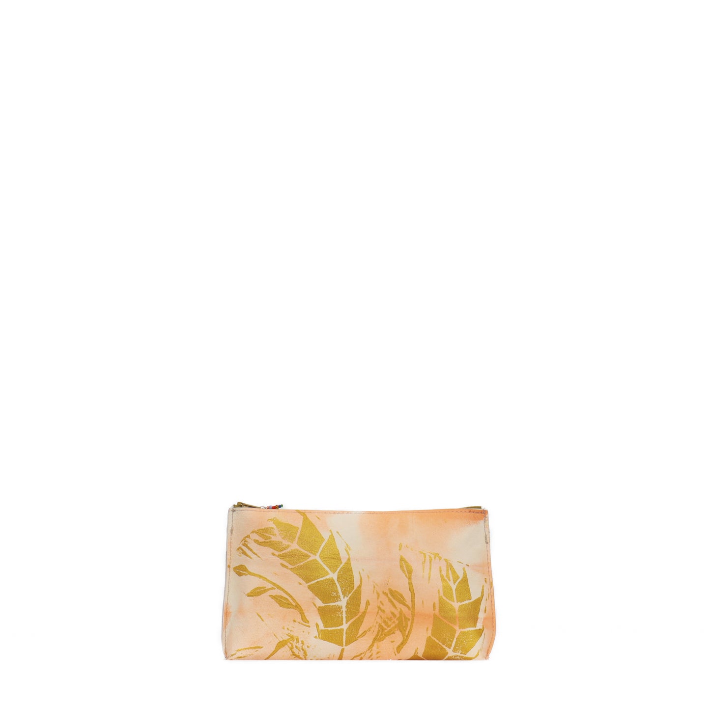 ESSENTIAL POUCH PRINTED ORANGE SHIBORI