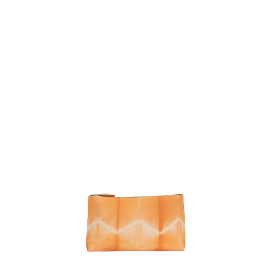 ESSENTIAL POUCH ORANGE SHIBORI