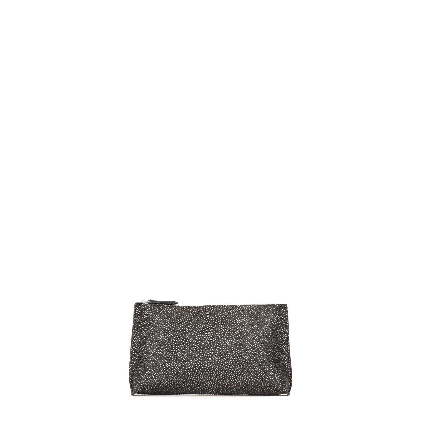 ESSENTIAL POUCH PEWTER SHAGREEN