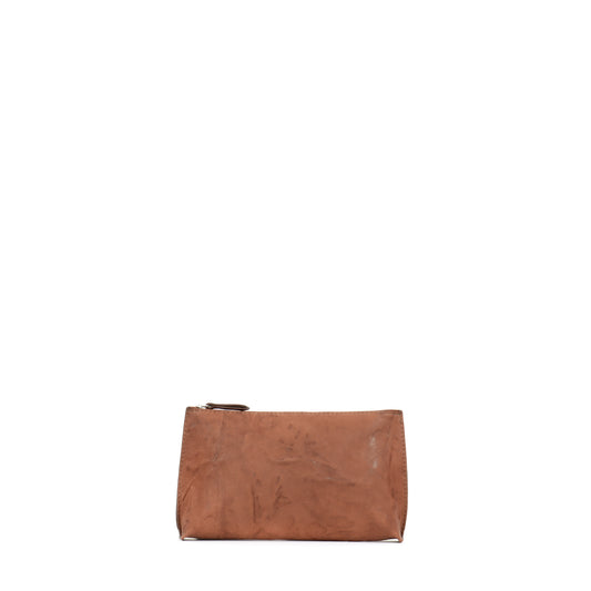 ESSENTIAL POUCH RUSSET RUMPLED SHEEPSKIN