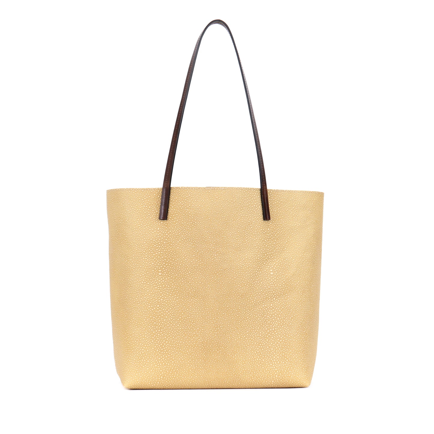 ESSENTIAL TOTE MAIZE SHAGREEN