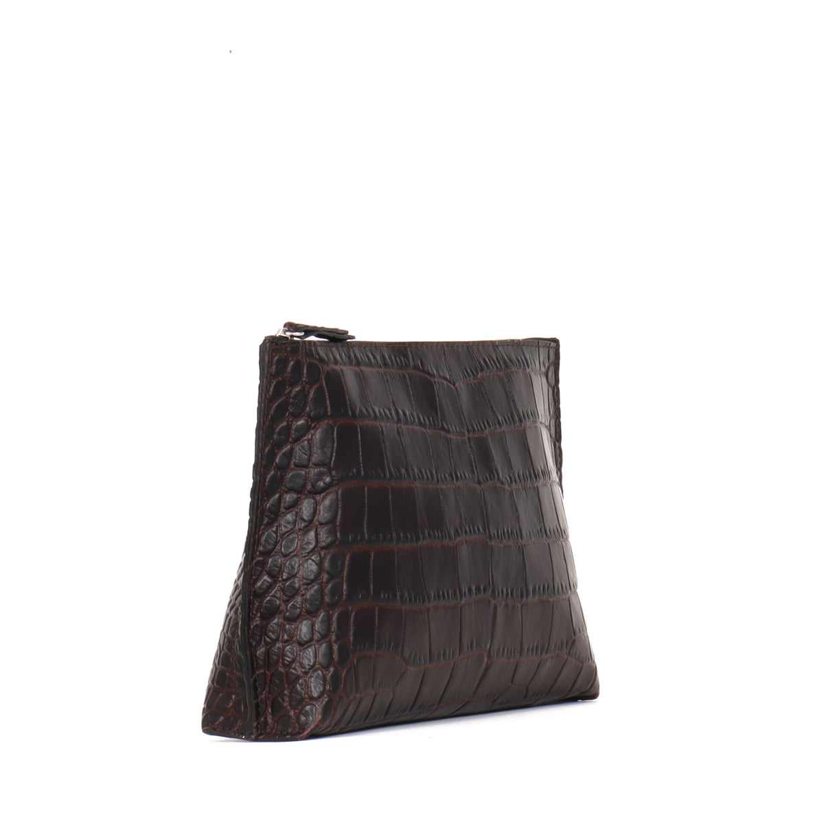 EVERYDAY POUCH ESPRESSO EMBOSSED GATOR