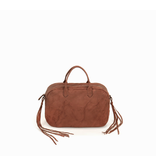 THE LIESEL BAG RUSSET RUMPLED SHEEPSKIN