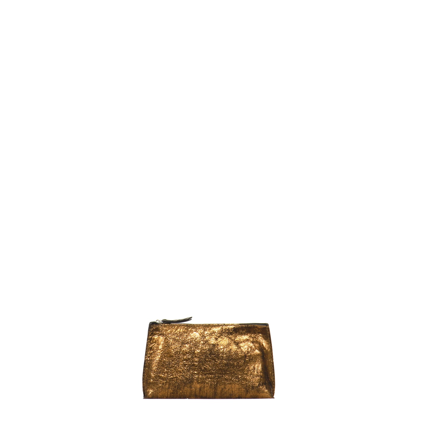 LIPSTICK POUCH DISTRESSED BRASS