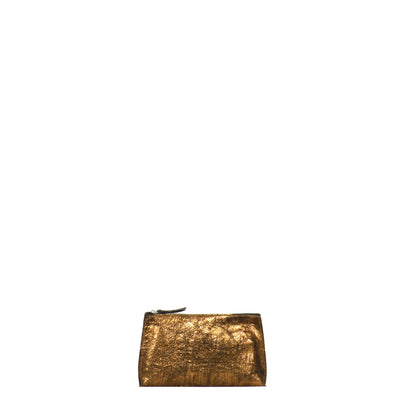 LIPSTICK POUCH DISTRESSED BRASS