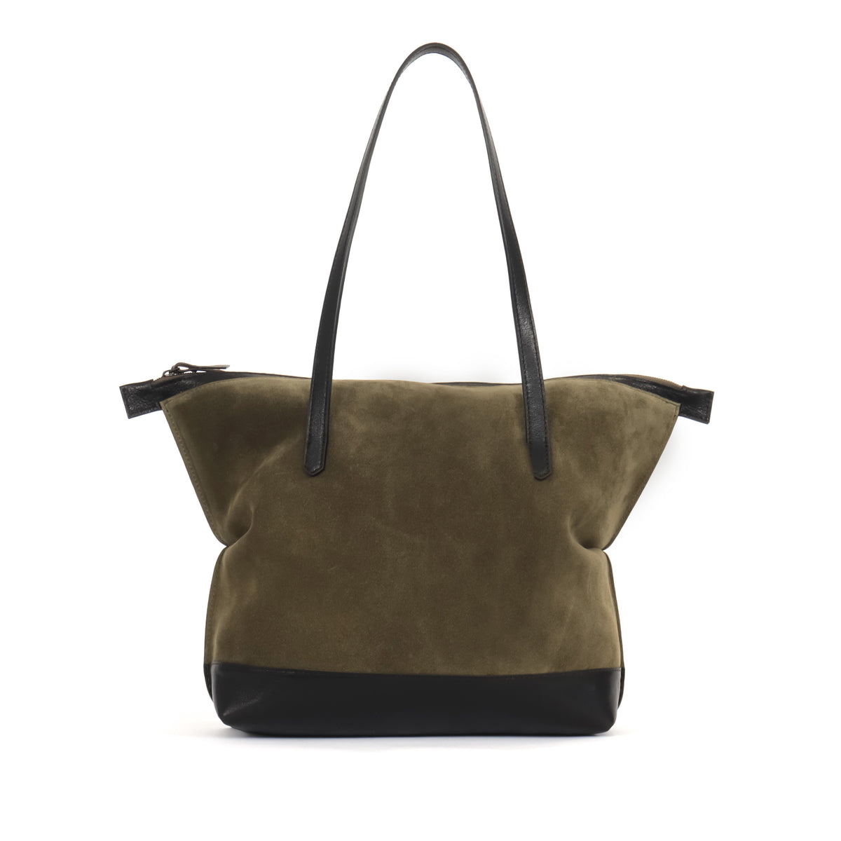 MEDIUM BELLO BAG OLIVE SUEDE