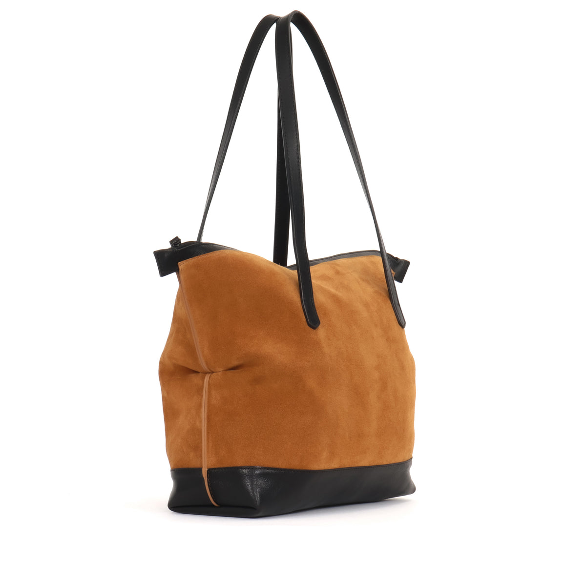 MEDIUM BELLO BAG WHISKEY SUEDE