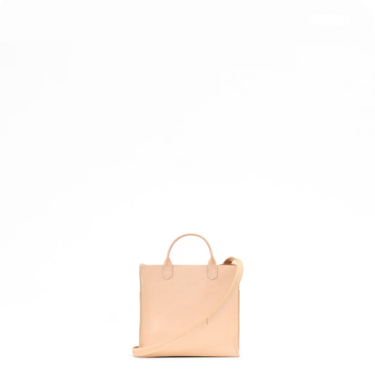 MICRO HARBOR TOTE NUDE CALF