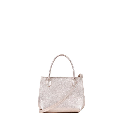 MINI DAY BAG CRINKLED SILVER