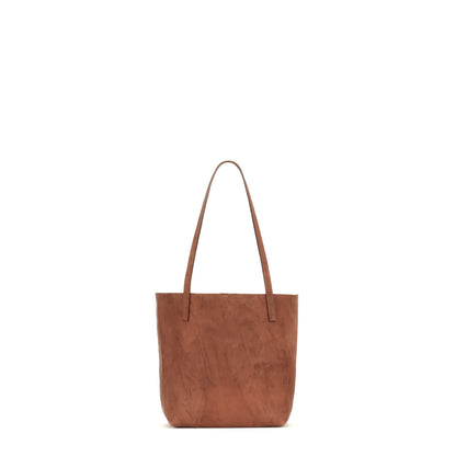 MINI ESSENTIAL TOTE RUSSET RUMPLED SHEEPSKIN