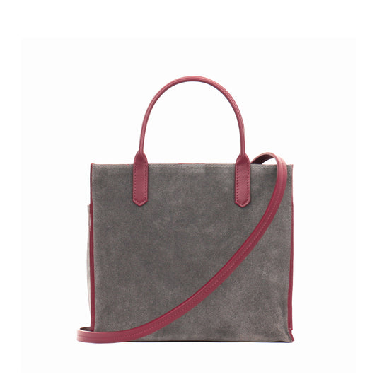 MINI HARBOR TOTE ASH SUEDE