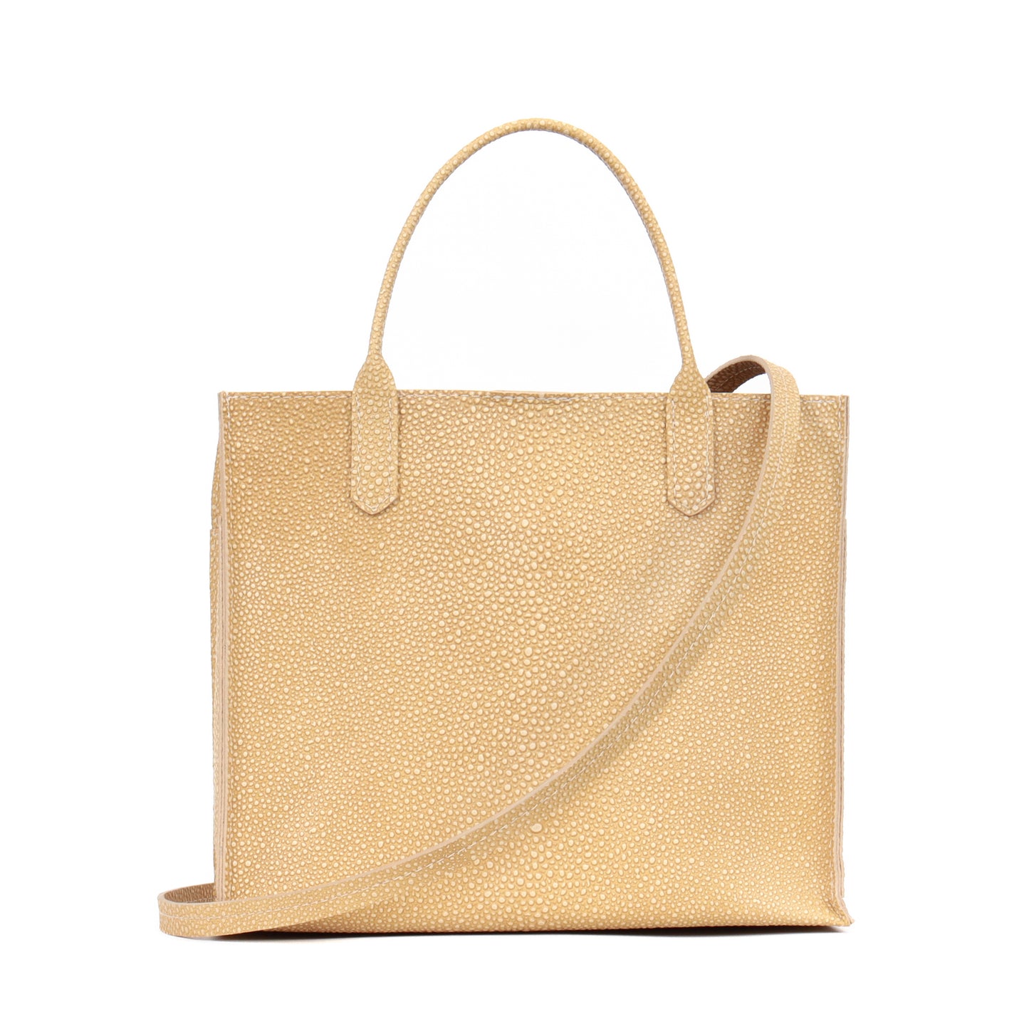 MINI HARBOR TOTE MAIZE SHAGREEN