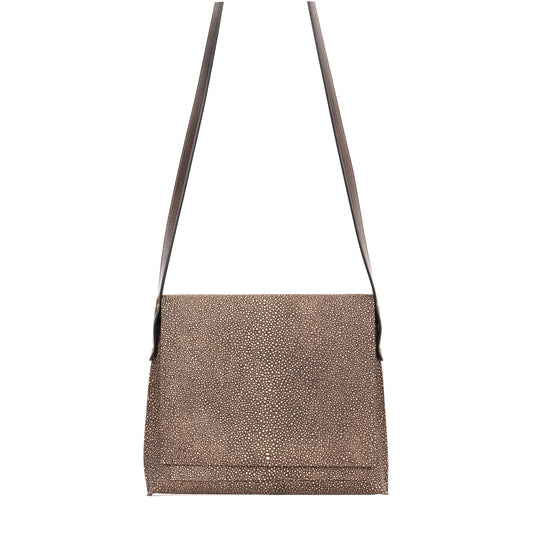 MINI MESSENGER CLAY SHAGREEN