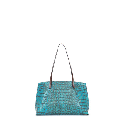 RESORT SHOPPER FOUNTAIN EMBOSSED CROC