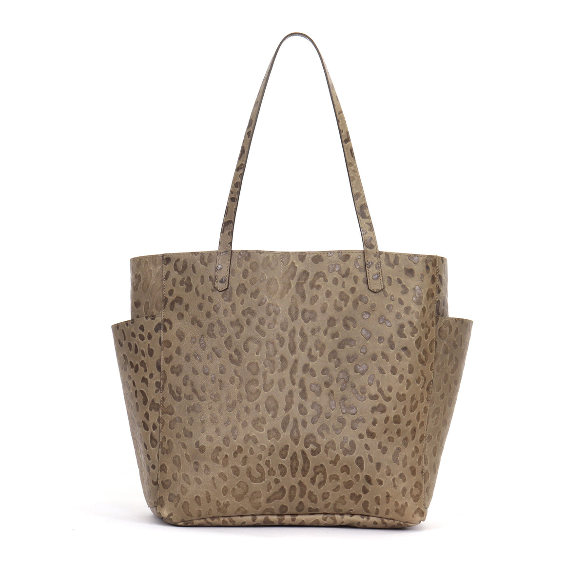 SLOUCHY POCKET TOTE MUSHROOM EMBOSSED LEO