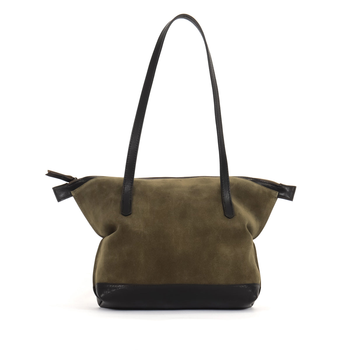 SMALL BELLO BAG OLIVE SUEDE