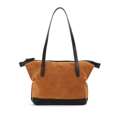 SMALL BELLO BAG WHISKEY SUEDE