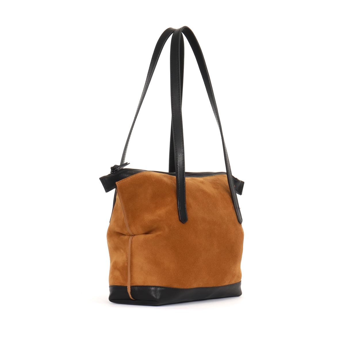 SMALL BELLO BAG WHISKEY SUEDE