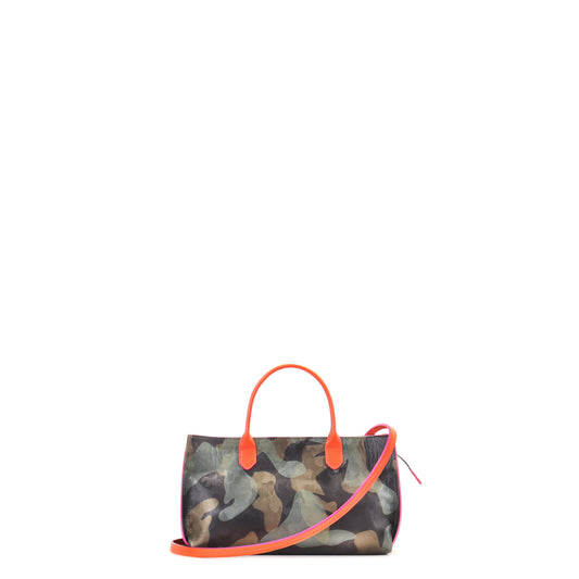 SMALL DAY BAG CAMO W PINK