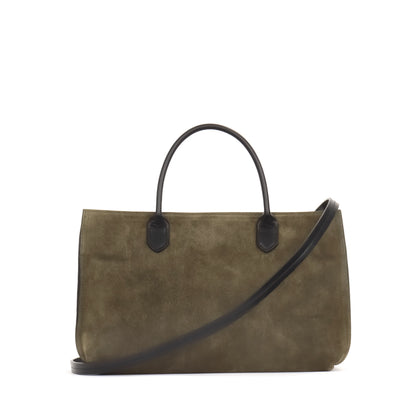 SMALL DAYBAG OLIVE SUEDE
