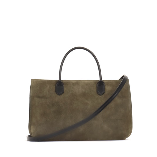 SMALL DAYBAG OLIVE SUEDE