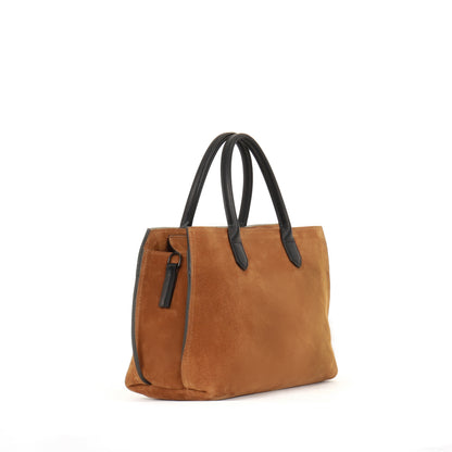 SMALL DAYBAG WHISKEY SUEDE