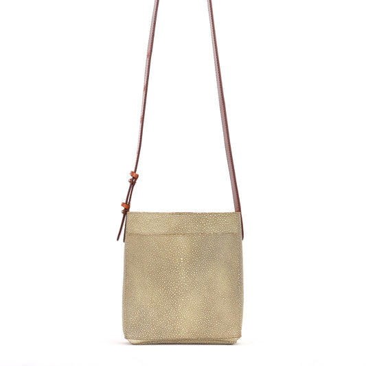 SMALL FRONT POCKET MESSENGER MOSS SHAGREEN