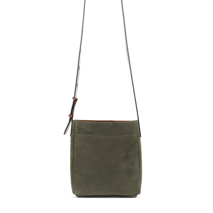 SMALL FRONT POCKET MESSENGER POPLAR SUEDE