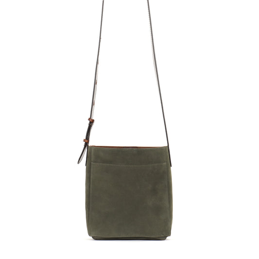 SMALL FRONT POCKET MESSENGER POPLAR SUEDE