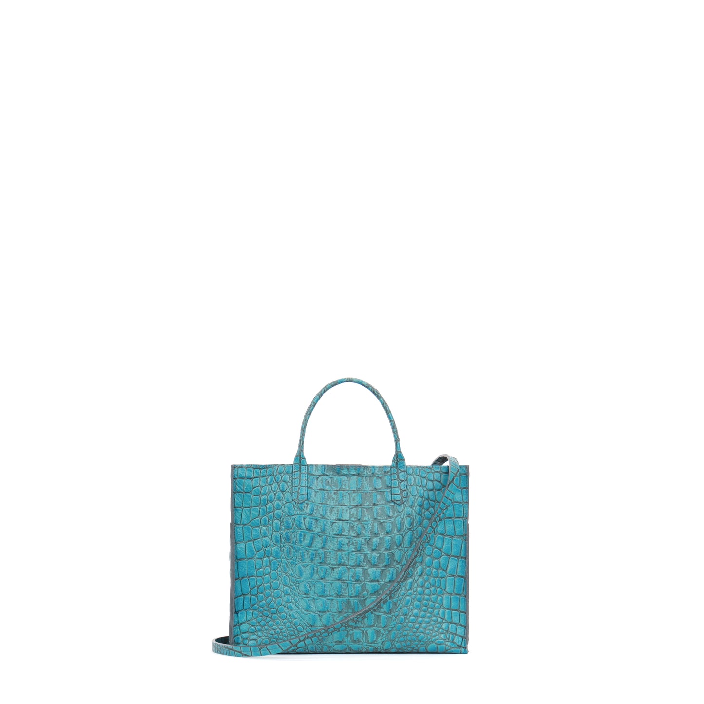 SMALL HARBOR TOTE FOUNTAIN EMBOSSED CROC