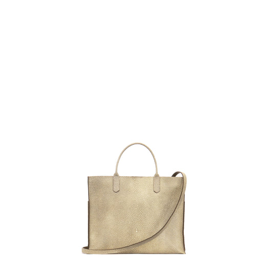 SMALL HARBOR TOTE MOSS SHAGREEN