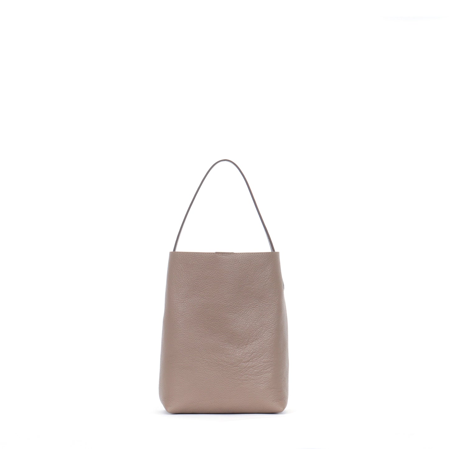 SMALL HOBO LIGHT TAUPE PEBBLED CALF