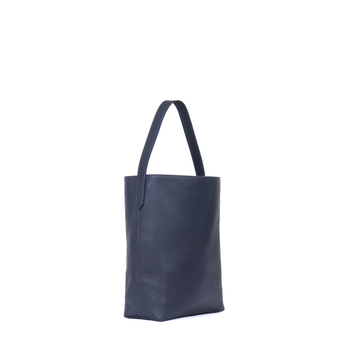 SMALL HOBO SLATE PEBBLED CALF