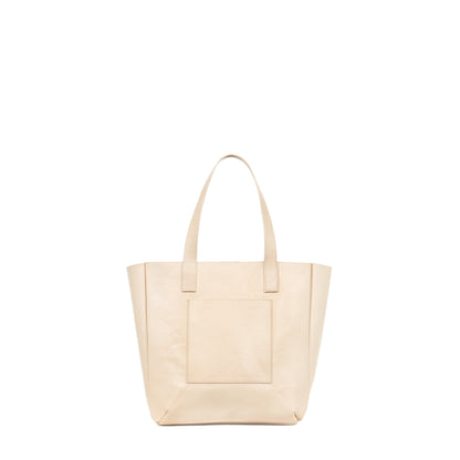 SMALL SLOUCHY TOTE NUDE ITALIAN LAMB