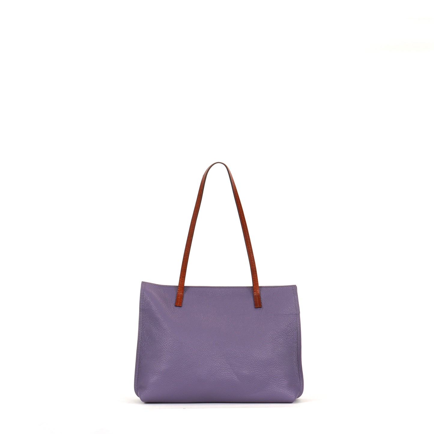 STRAPPY DAY BAG ORCHID PEBBLED CALF
