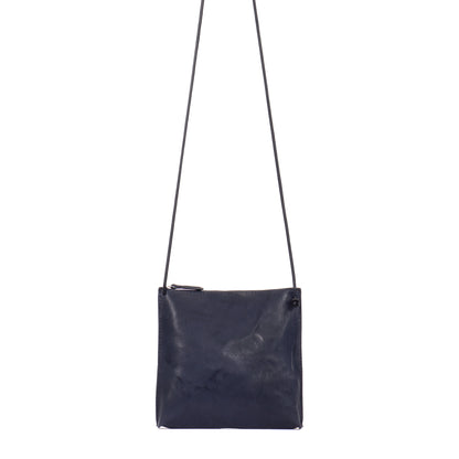 STRAPPY POUCH MARINA RUMPLED SHEEPSKIN