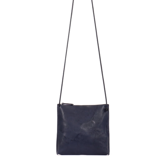 STRAPPY POUCH MARINA RUMPLED SHEEPSKIN