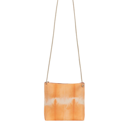 STRAPPY POUCH ORANGE SHIBORI