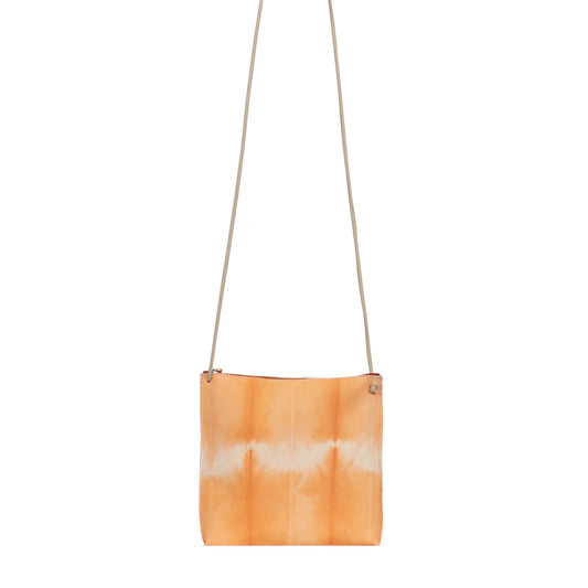 STRAPPY POUCH ORANGE SHIBORI