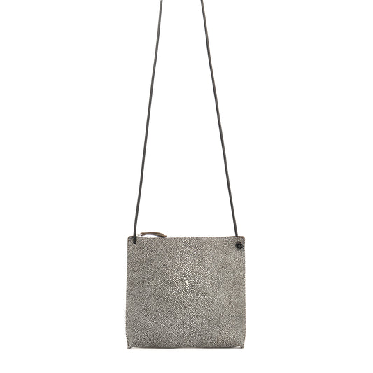 STRAPPY POUCH TERRAZZO SHAGREEN