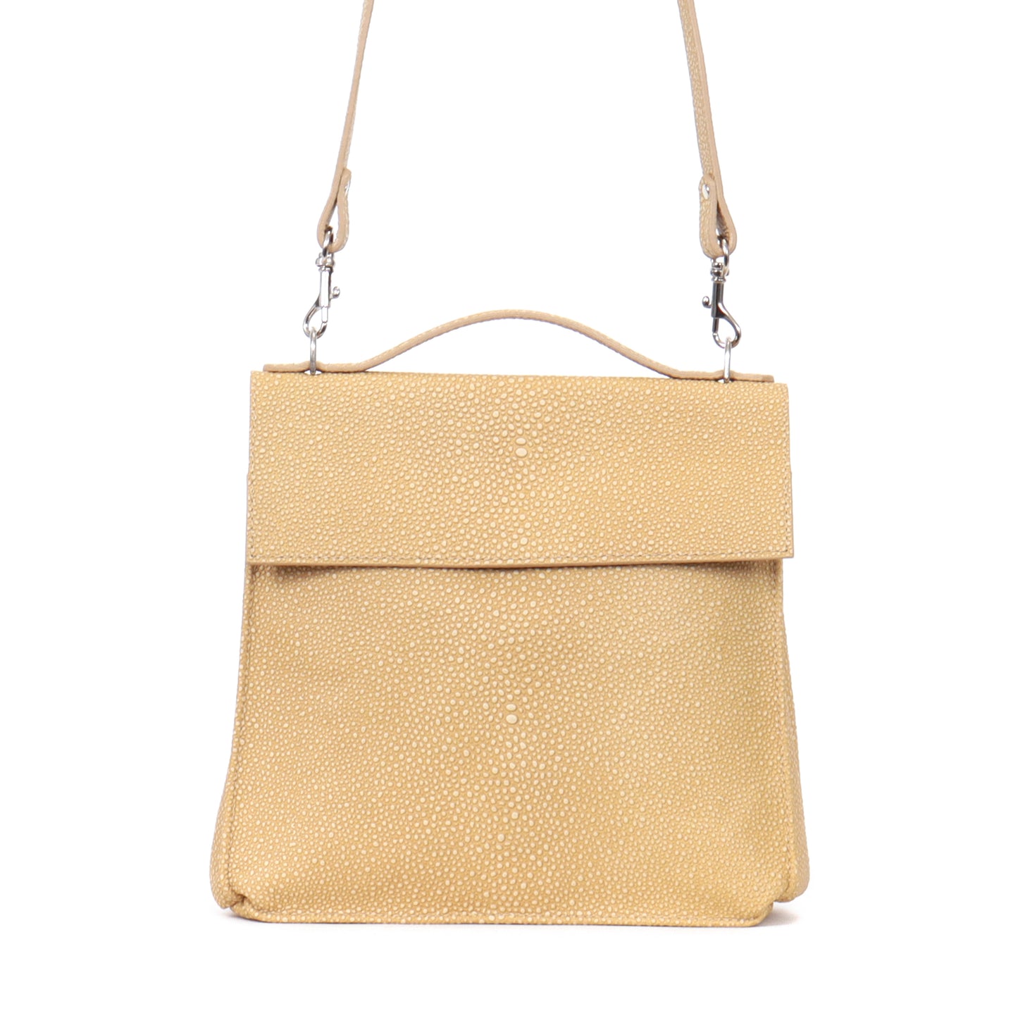 TOP HANDLE CROSSBODY MAIZE SHAGREEN