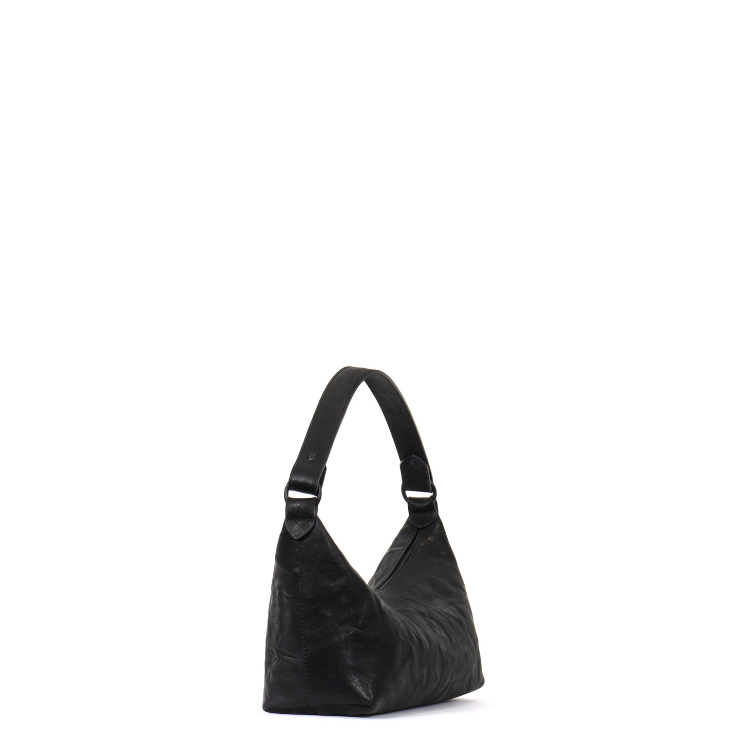 BABY SLING BLACK RUMPLED SHEEPSKIN
