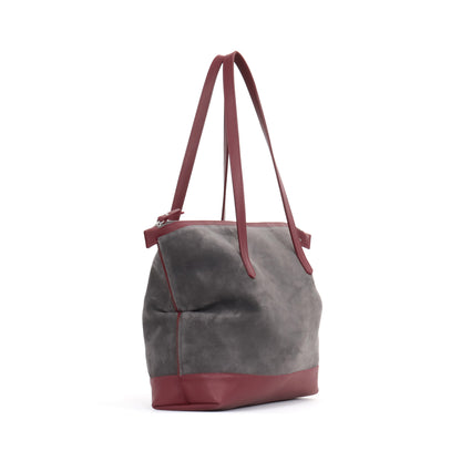 SMALL BELLO BAG ASH SUEDE