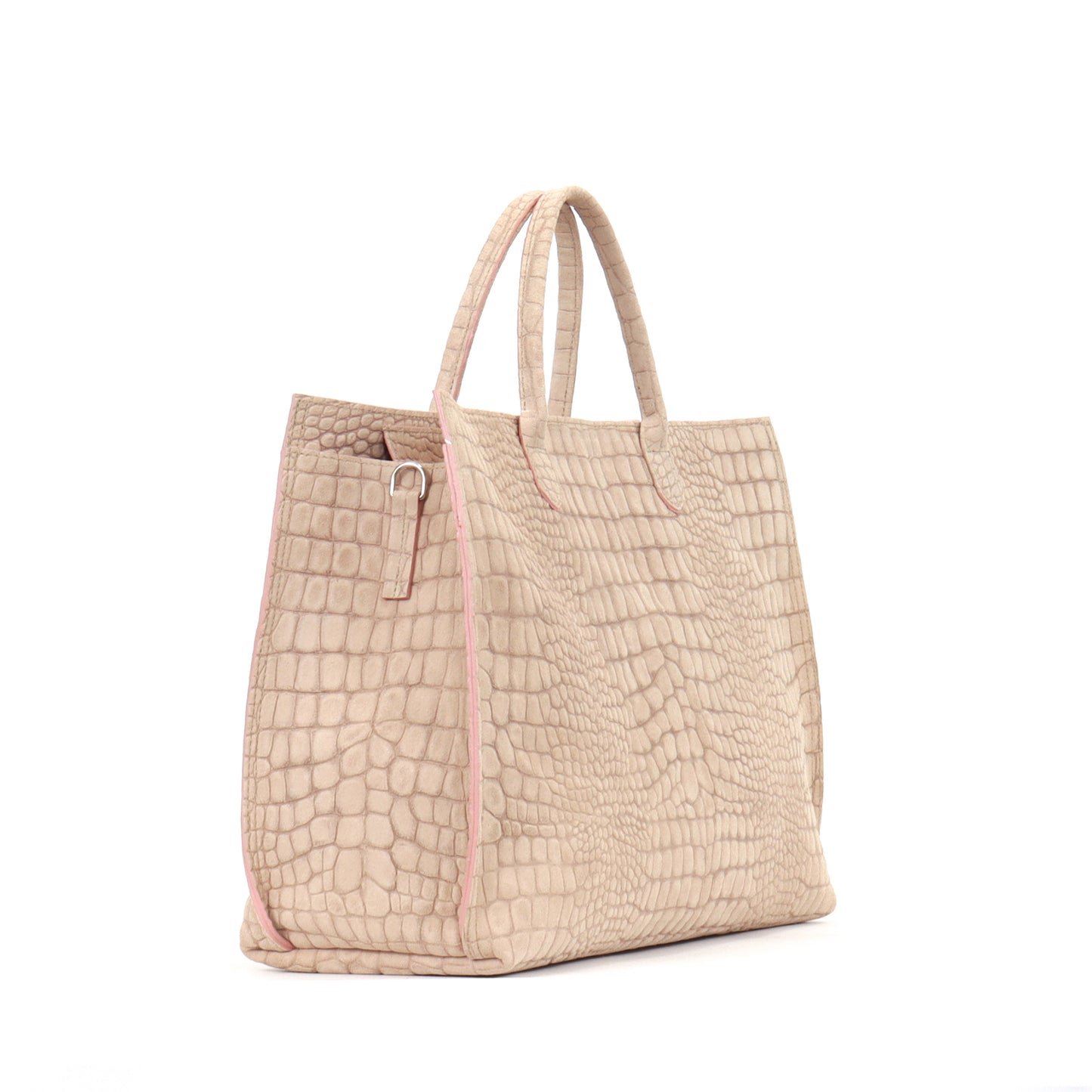 DAYBAG BUFF SUEDED CROCO