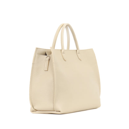 DAYBAG EGGSHELL PEBBLED CALF