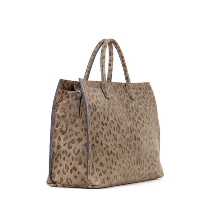 DAYBAG MUSHROOM EMBOSSED LEOPARD